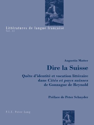 cover image of Dire la Suisse
